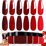Honey Joy Dip Powder Set 6 Colors Classic Red Collection DP-T