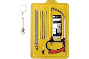 Untamed Force Multi-Purpose Hand Saw Kit, 11-in-1 Magic Tool for Wood, Metal, or Drywall. Professional Hack Blade Set with Ad