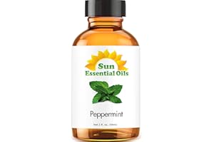 Sun Essential Oils 2oz - Peppermint Essential Oil - 2 Fluid Ounces