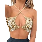 krtwrnt Women‘s Festival Outfits Rave Crop Top