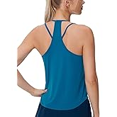 THE GYM PEOPLE Womens Racerback Workout Tank Tops Lightweight Stretchy Sleeveless Running Athletic Yoga Tee Shirts