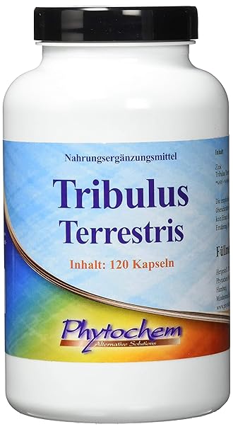 Tribulus Terrestris 1200 mg | Testosteronbooster für Muskelaufbau und Libido | 120 Kapseln hochdosiert | Premium Qualität aus