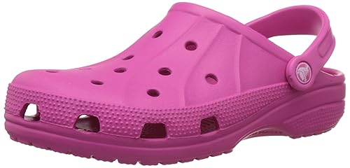 fuchsia crocs