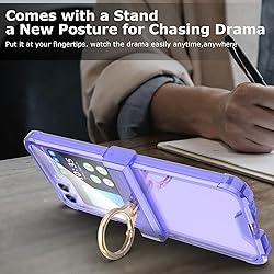 Galaxy Z Flip 5 Case with Hinge Protection Clear