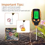 Mcbazel 4-in-1 Soil Meter PH Temperature Moisture Light Gardening Tool view 4