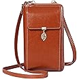 HUANLANG Small Crossbody Phone Bags for Women Leather Cell Phone Purse Wallet
