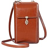 HUANLANG Small Crossbody Phone Bags for Women Leather Cell Phone Purse Wallet | Small, Cell Phone