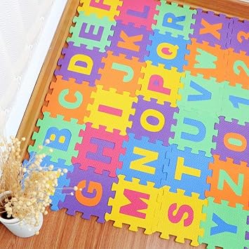 Amazon Com 36pcs Diy Puzzle Play Mat Baby Eva Foam