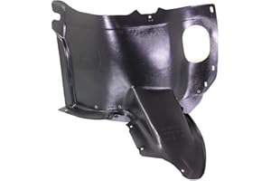 Evan Fischer Fender Liner Front, Driver Side, Front Section Compatible with 2010-2014 Volkswagen Golf2010-2014 Volkswagen GTI Plastic Material, With hole - VW1248118