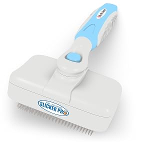 10. Pet Portal Pro Quality Self-Cleaning Slicker Brush (for both Dogs and Cats)