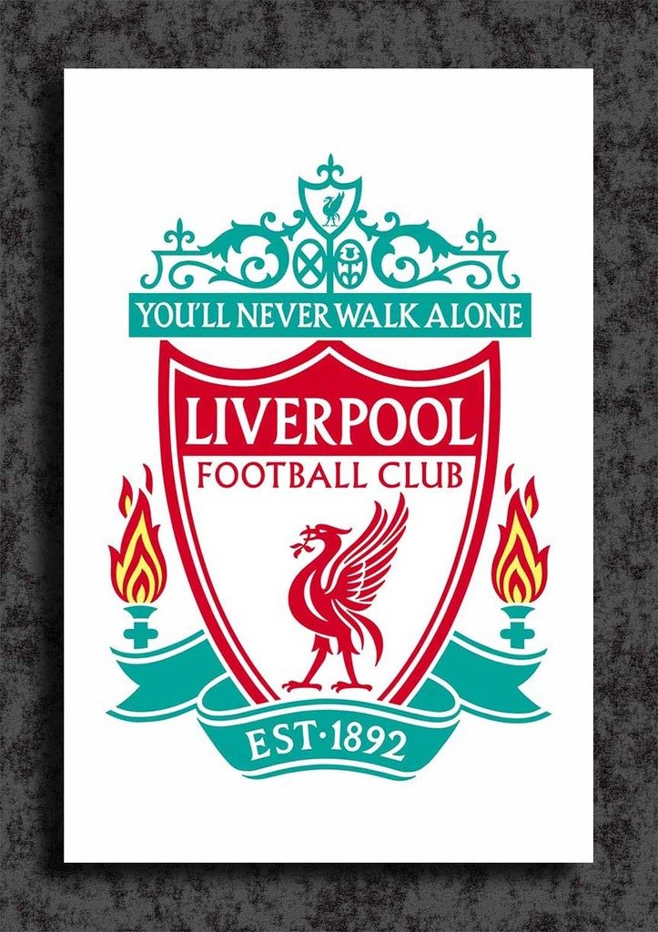 Tamatina Liverpool Football Club Wall Poster Logo Hd Quality Football Poster Amazon In Home Kitchen