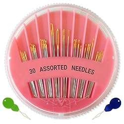 Premium Hand Sewing Needles, 6 Sizes Assorted