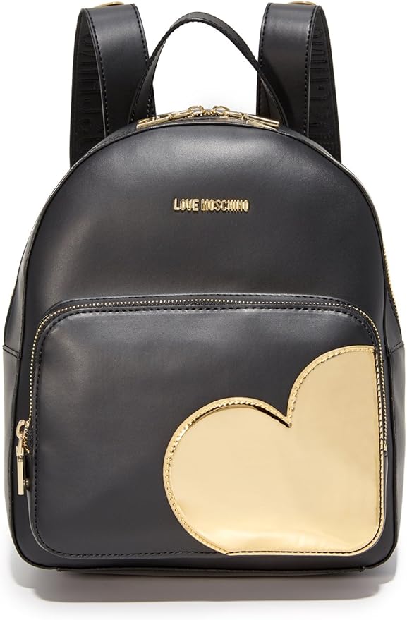 Love Moschino Gold Heart Zaino nero Amazon.it Valigeria