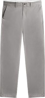 Chino Homme Denton Brushed Marl Straight Fit, Gris (Hydrogen Grey), 33W/36L
