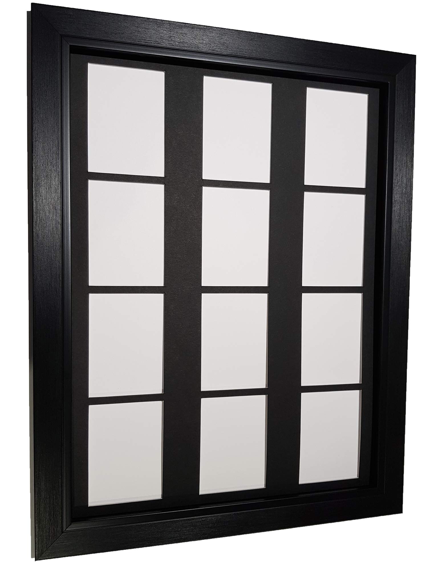 Frame for 12 x Trading Cards (90 mm x 65 mm) Black Finish