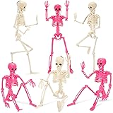 Suncalla 6 Pcs Hanging Skeleton Halloween