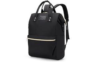 Tzowla Laptop Backpack Purse for Women,Teacher Nurse Bags,15.6 Inch Bookbag with USB Charging Port,Stylish Shopping Small Bag