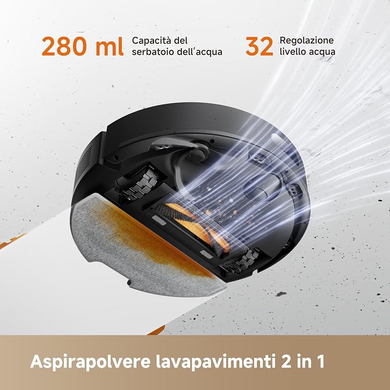 D20 Air Plus Robot Aspirapolvere, Aspirazione 20.000 Pa