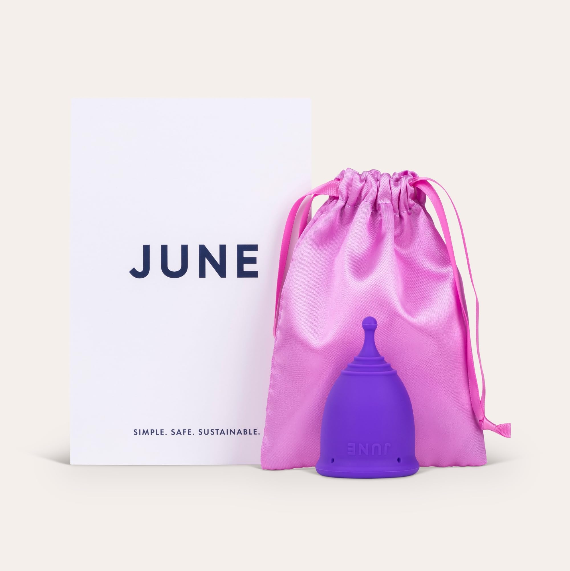 Photo 1 of June Menstrual Cup - Soft (Purple, Large (1 Pack))
