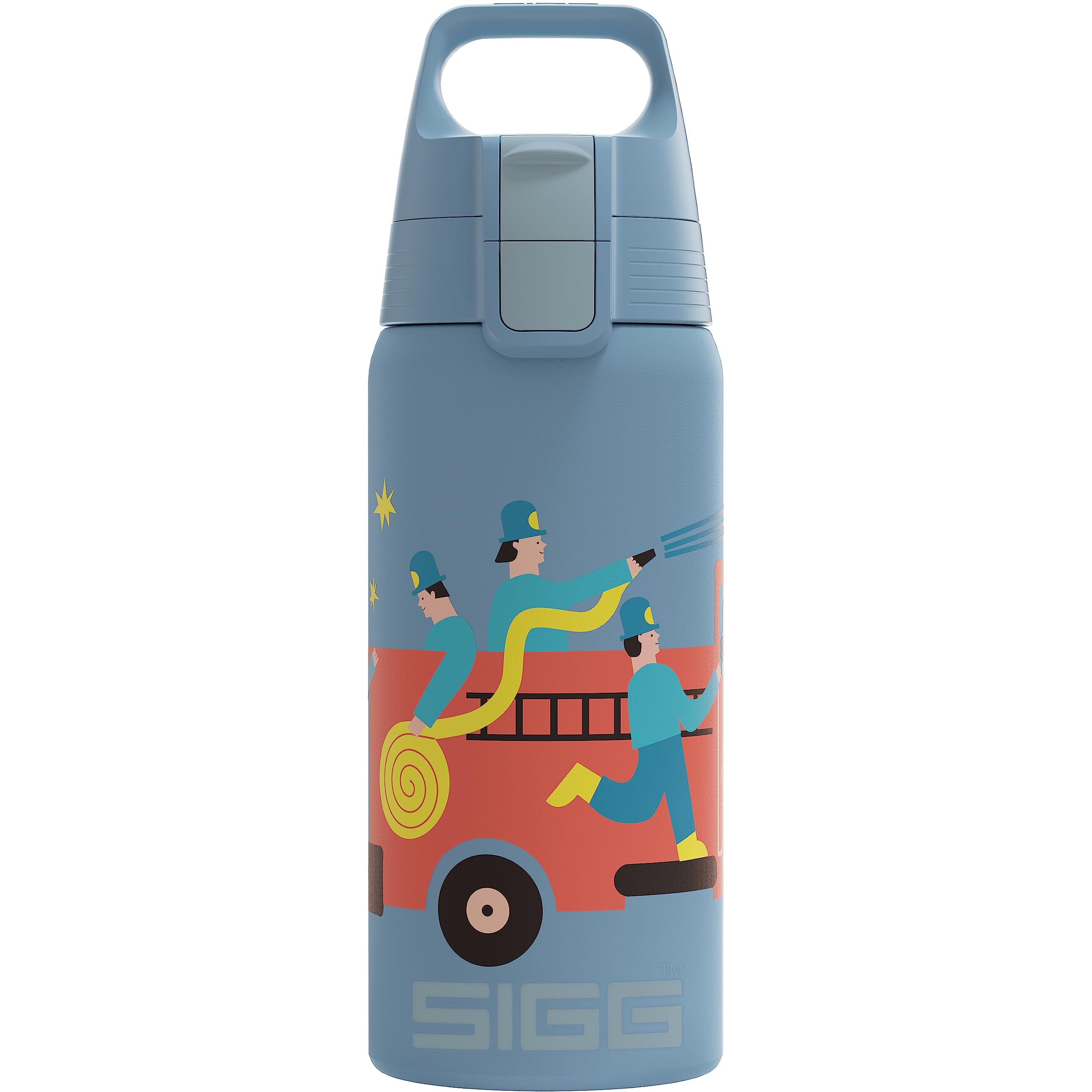 Sigg - Insulated Kids Water Bottle - Shield One Therm - Suitable For Carbonated Beverages - Leakproof - Dishwasher Safe - BPA Free - 90% Recycled Stainless Steel - 0.5L — image 1