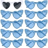 Jaciya 10-Pack Heart Shaped Sunglasses for Bachelorette Party, Wedding, and Photo Shoots