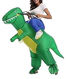 Kids Horse Inflatable Rider Costume Carry Me Trex