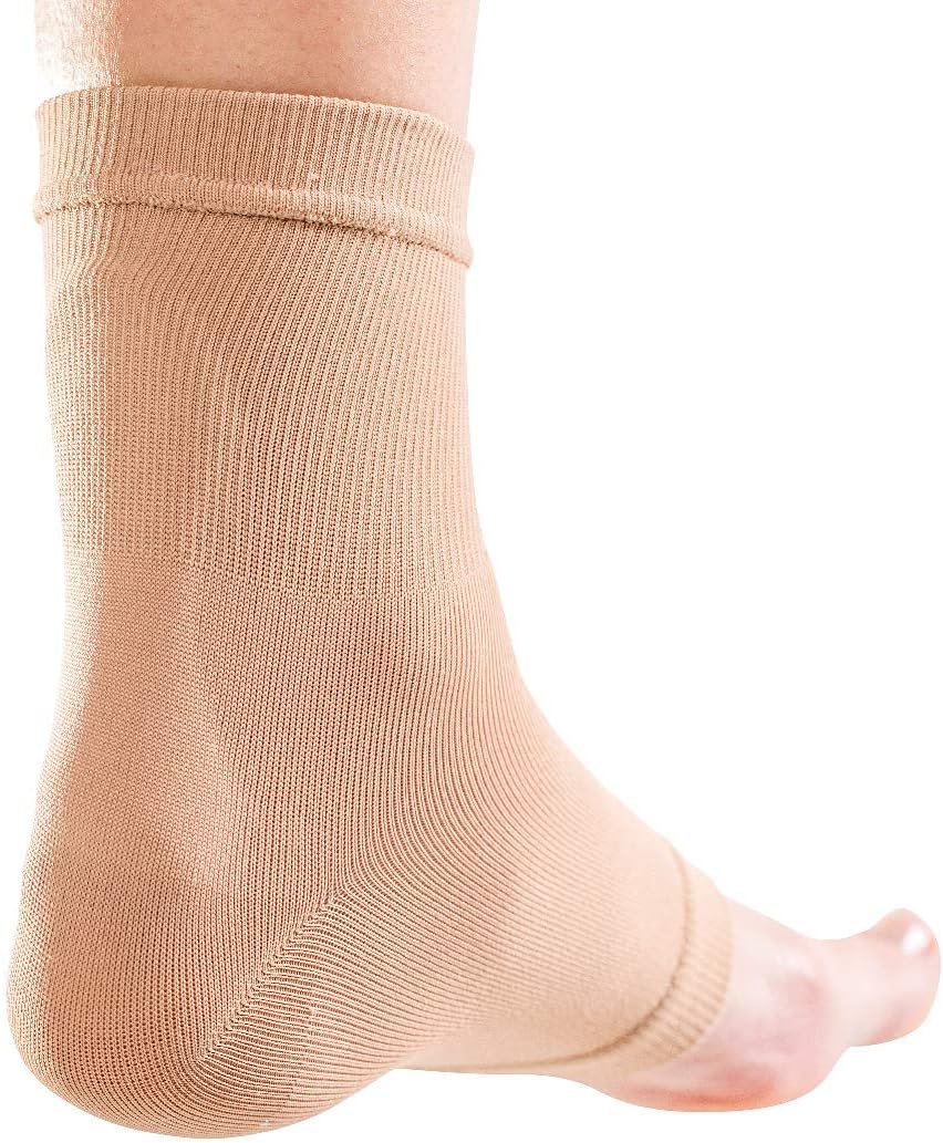NatraCure Fitted Achilles Gel Protection Sleeve Sock 1 Piece (L/XL