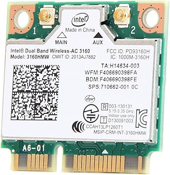 Intel r dual band wireless ac 3160 Intel r dual band wireless ac 3160
