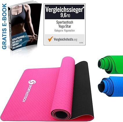 Sportastisch EXCELENTE: colchoneta Gymnasia “Yoga Star ecológico ...