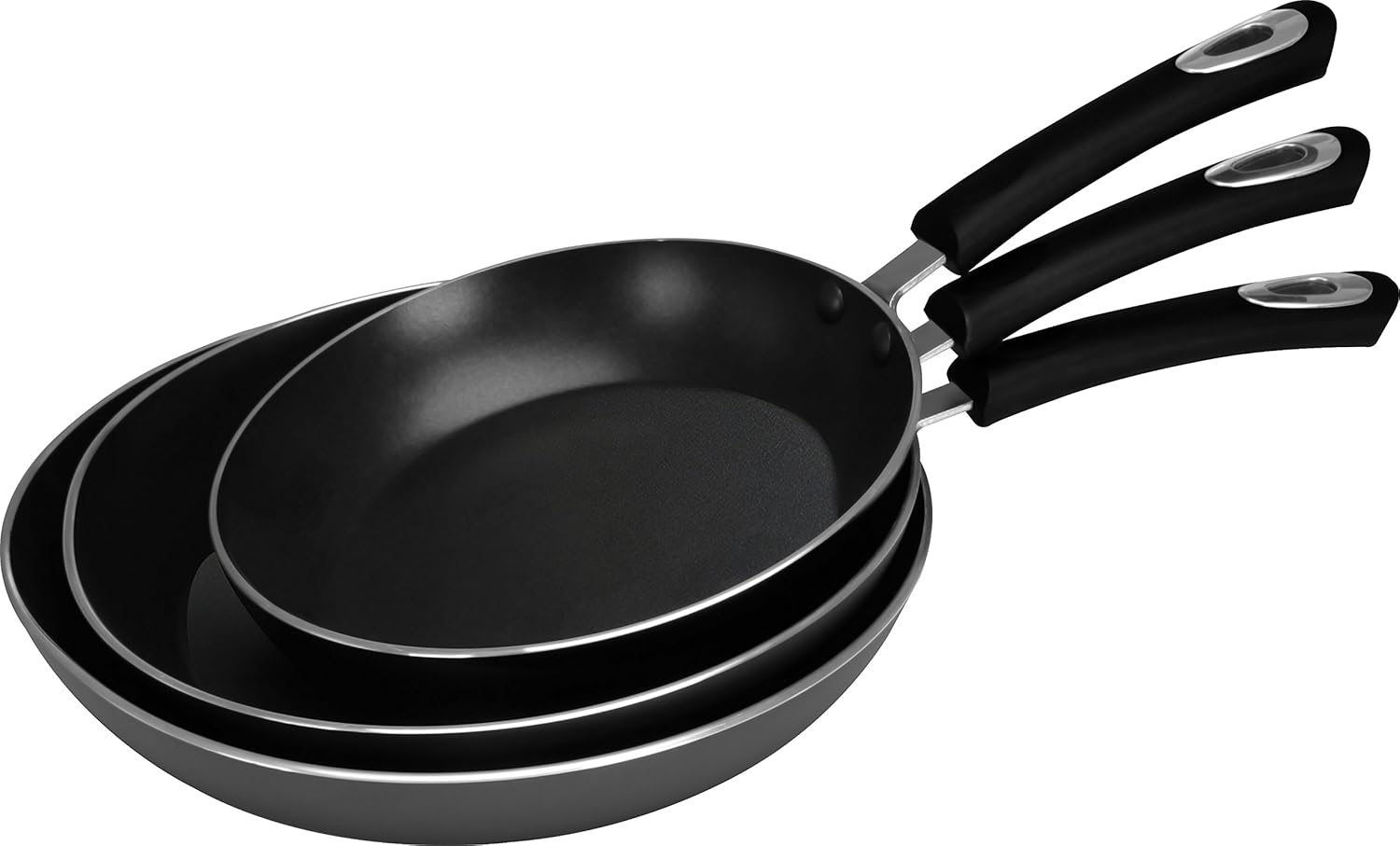 Utopia Kitchen Nonstick Frying Pan Set - 3 Piece Induction Bottom - 8 Inches, 9.5 Inches and 11 Inches: Kitchen & Dining