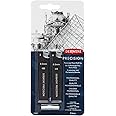 Derwent Mechanical Pencils 0.5, Metal Barrel Refill Set, Precision, HB (2302430)