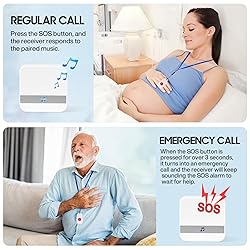 Caregiver Pagers Wireless Call Button for Elderly