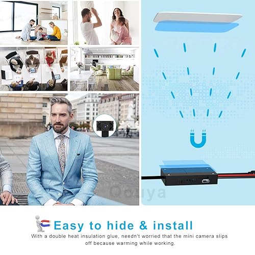 Hidden Camera Spy Camera Wireless Hidden WiFi Camera 4K HD Small - Main Image