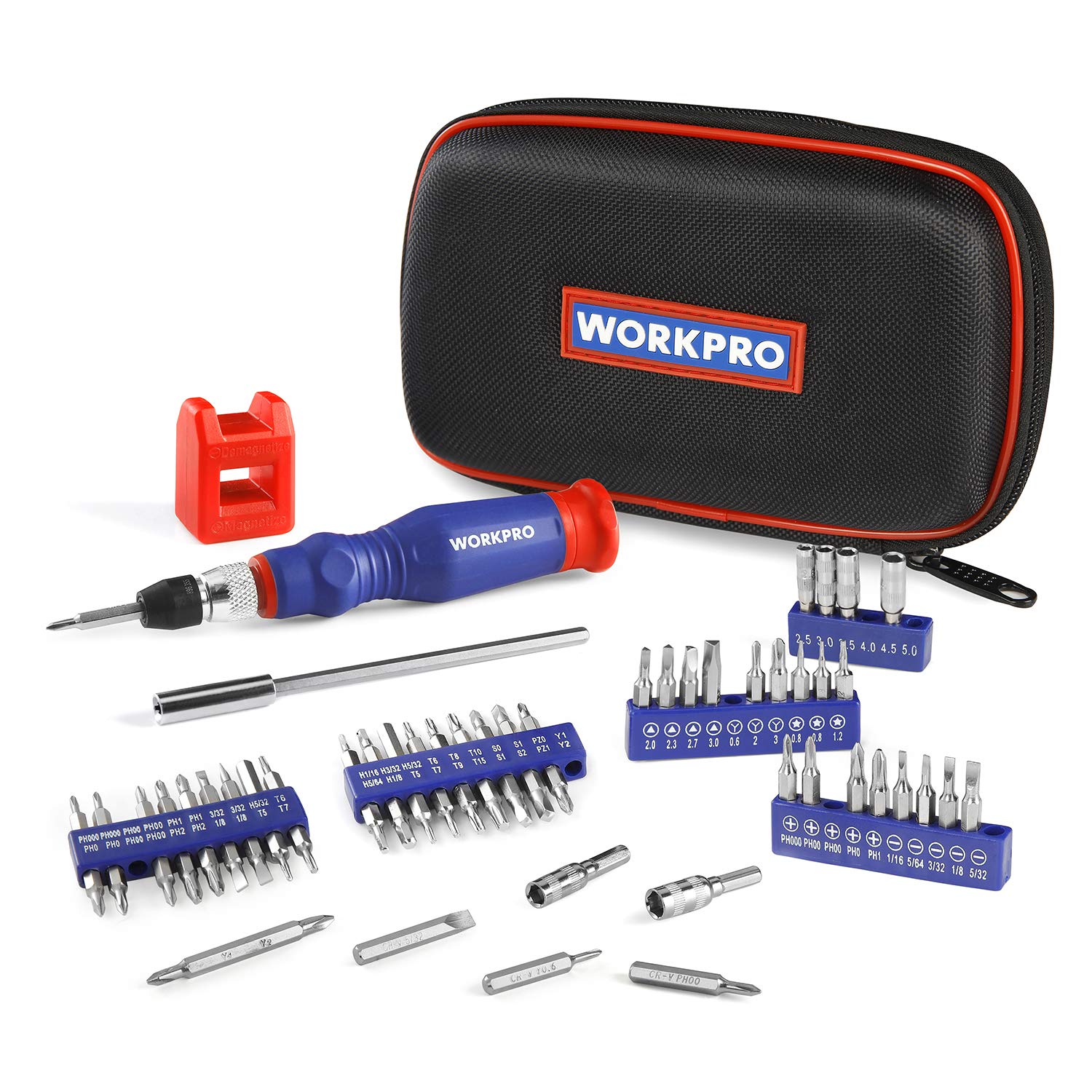WORKPRO Precision Screwdriver Kit 69-piece with