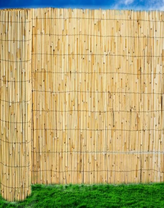 Abaseen Natural Reed Screening Garden Fence Peeled Roll Screen Wind Sun