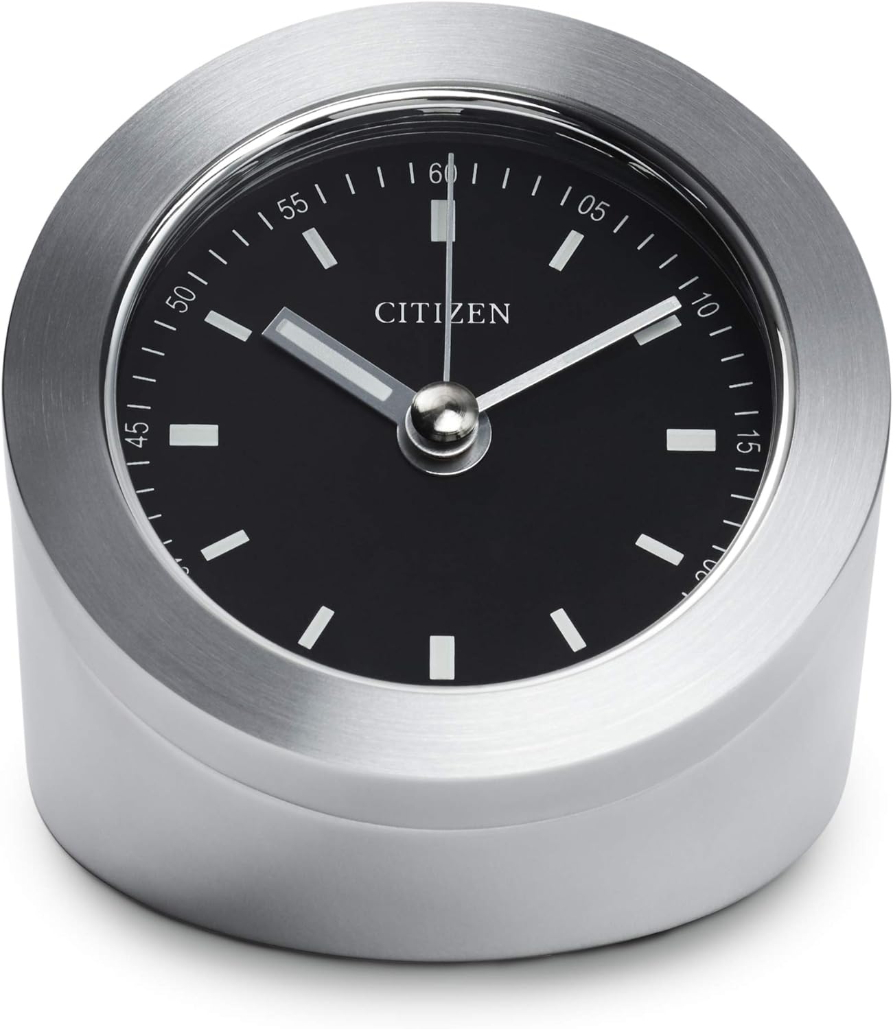 Citizen CC1006 Workplace Desk Clock, SilverTone Home