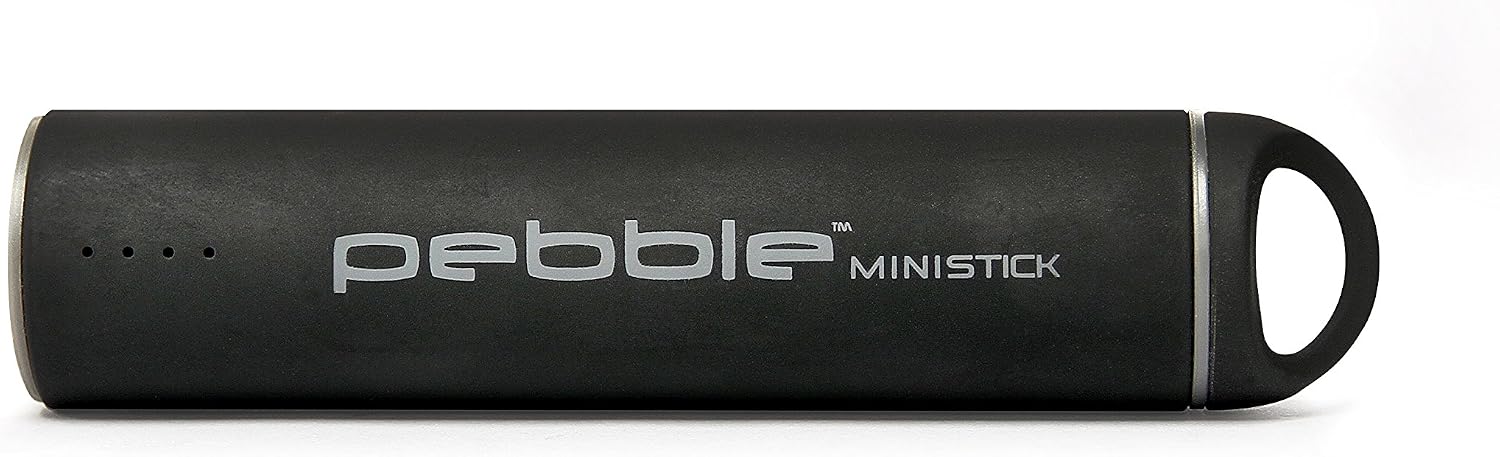 Veho Pebble Ministick Power Bank, Black, 2,200mAh
