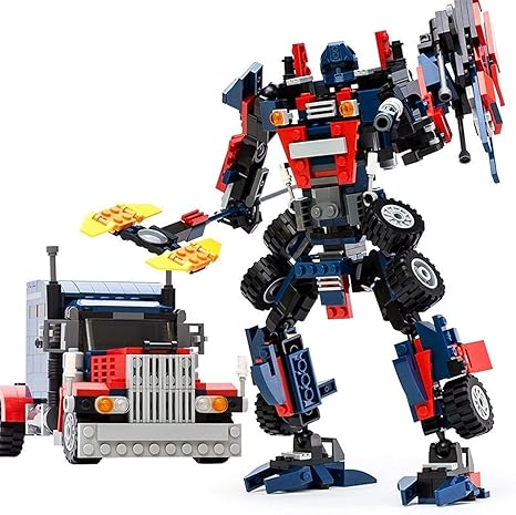 optimus prime robot car