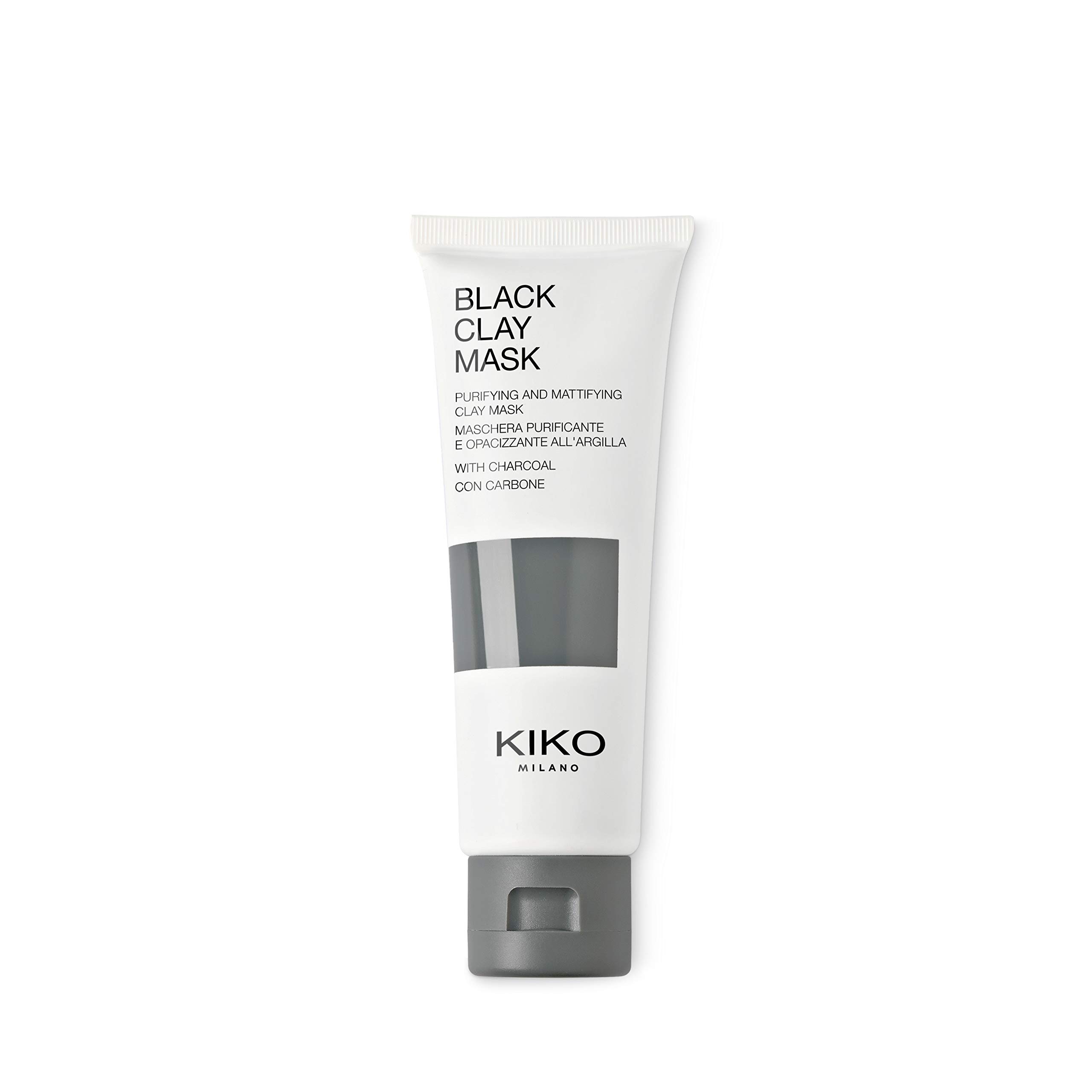 KIKO Milano Black Clay Mask | Purifying matte-finish face mask with charcoal and black clay