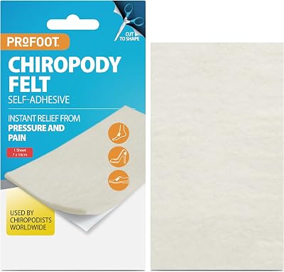 PROFOOT Chiropody Felt Self Adhesive Padding