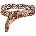 ILuvatar Women's Bohemian Style Rope Braid Waist Belt U33