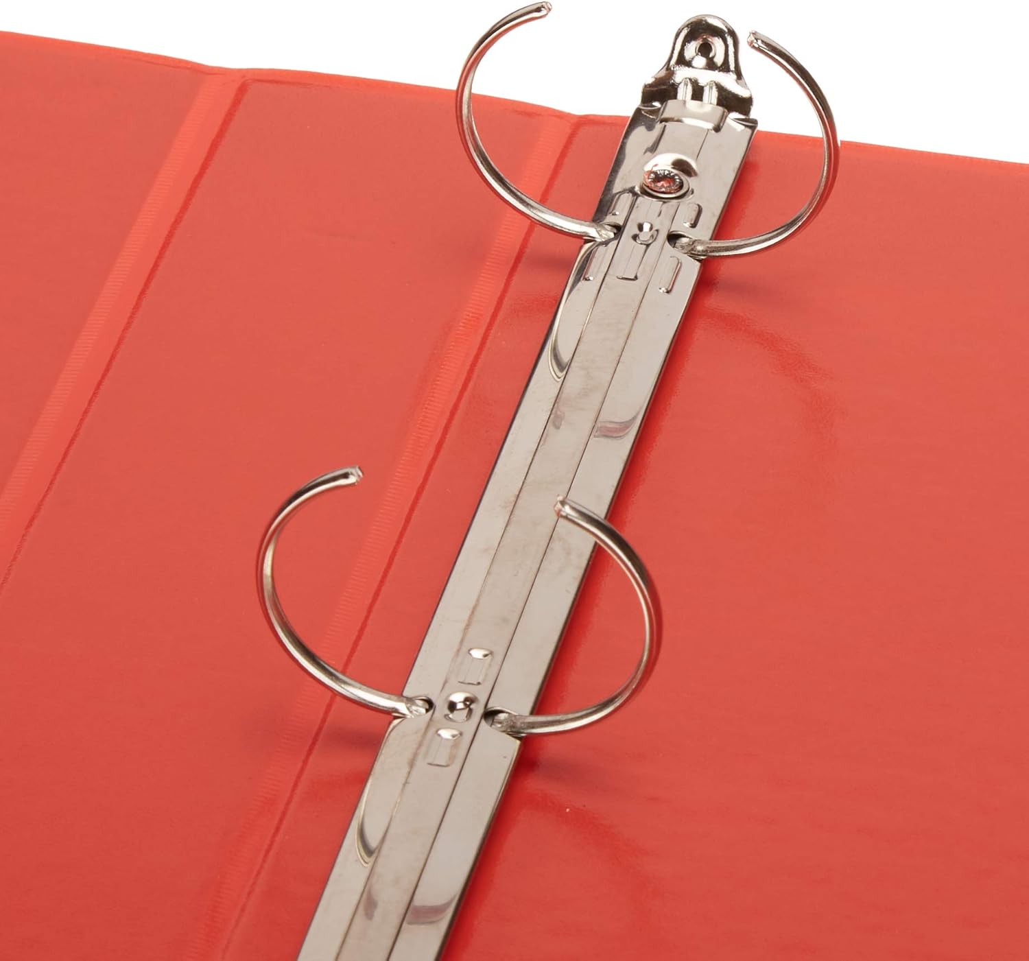  Basics 1.5 Inch, 3 Ring Binder, Round Ring, Customizable View Binder, Mixed, 4-Pack : Office Products
