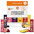 ZYN Electrolyte Drink Mix Hydration Packets, Electrolytes Powder, Hydration Packets w/Turmeric Curcumin, Vitamin C and D, Zinc, Hydrate Electrolyte Powder Packets for Wellness, Variety Pack of 16