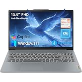 Lenovo 15.6" FHD Business Laptop, Intel Processor, 8GB DDR5, 128GB Storage | 1TB Cloud Storage, 2026 Edition, Copilot AI+Office 365, Slim PC for Student &amp; Home Office, Win 11, Arctic Grey