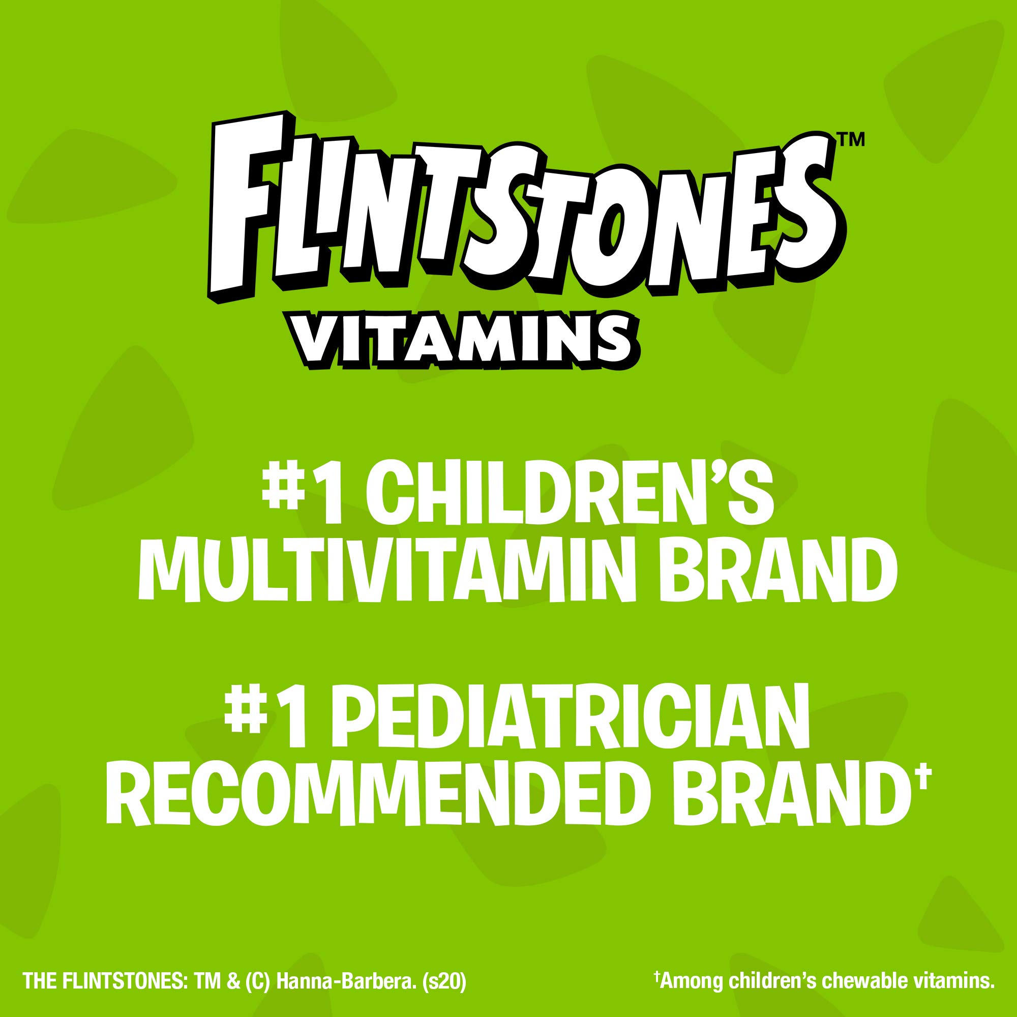 Flintstones Chewable Kids Vitamins, Complete Multivitamin for Kids and Toddlers with Iron, Calcium, Vitamin C, Vitamin D & more, 300ct (Pack of 2 150 Count Bottles)