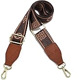 LEMEDE Purse Strap Replacement Crossbody 1.5" Wide Shoulder Strap Adjustable Straps Handbag Strap Replacement Belts
