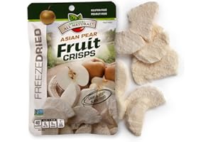 BROTHERS-ALL-NATURAL Brothers All Natural Freeze Dried Fruit Crisps, Asian Pear, 0.35 Oz (Pack of 24), Made with 100% Fruit, Gluten Free, Soy Free, Vegan, Heathy Snack, Lunch Box Ready
