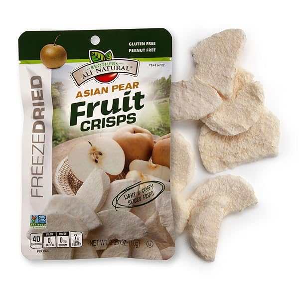 BROTHERS ALL NATURAL ASIAN PEAR FRUIT CRISPS 12...