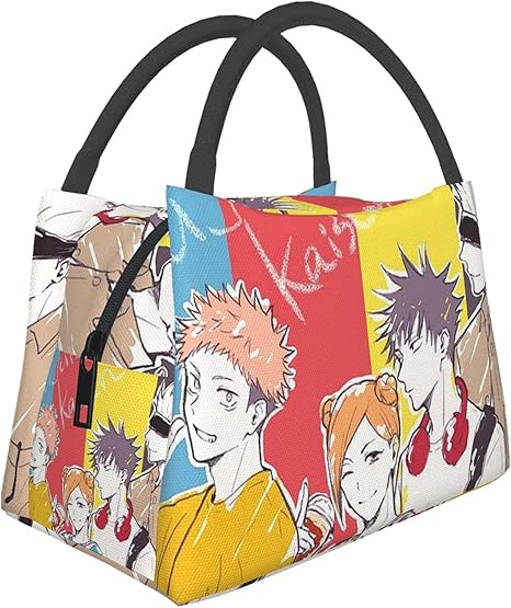 Amazon 呪術廻戦 おしゃれ大容量 保冷ランチバッグ おしゃれランチパック人気 弁当バッグ 通勤 通学 ピクニック ショッピング 保温 保冷断熱 食品収納 ポータブル 保温バッグ ランチバッグ ランチ巾着 ランチベルト オンライン通販