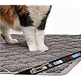 The Original Gorilla Grip 100% Waterproof Cat Litter Box Trapping Mat, Easy Clean, Textured Backing, Traps Mess for Cleaner F
